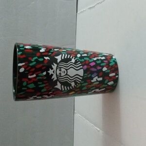 Starbucks 2019 Holiday Season Green ConfettiTumbler 12oz, preowned